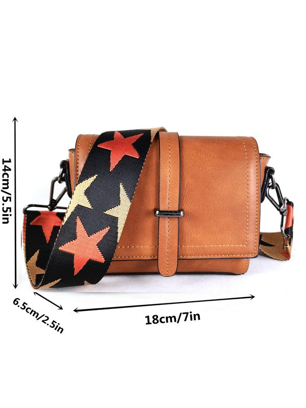 Shop Tan Brown & Dark Olive Mini Square Crossbody Bag, crossbody handbag, USA Boutique