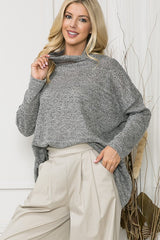 Shop 2 Tone Oversized Drop Shoulder Light Knit Sweater, Sweaters, USA Boutique