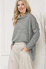 Shop 2 Tone Oversized Drop Shoulder Light Knit Sweater, Sweaters, USA Boutique