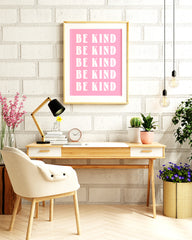 Be Kind Inspirational Quote Word Art Matte Poster Print Posters A Moment Of Now Women’s Boutique Clothing Online Lifestyle Store