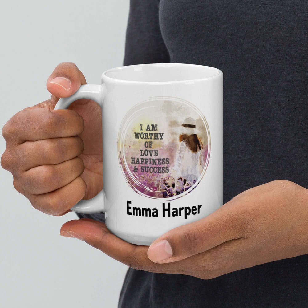Law of Attraction: Custom Name Mug for Love, Happiness & Success Inspiration, Mugs, $ 26.50, A Moment Of Now™