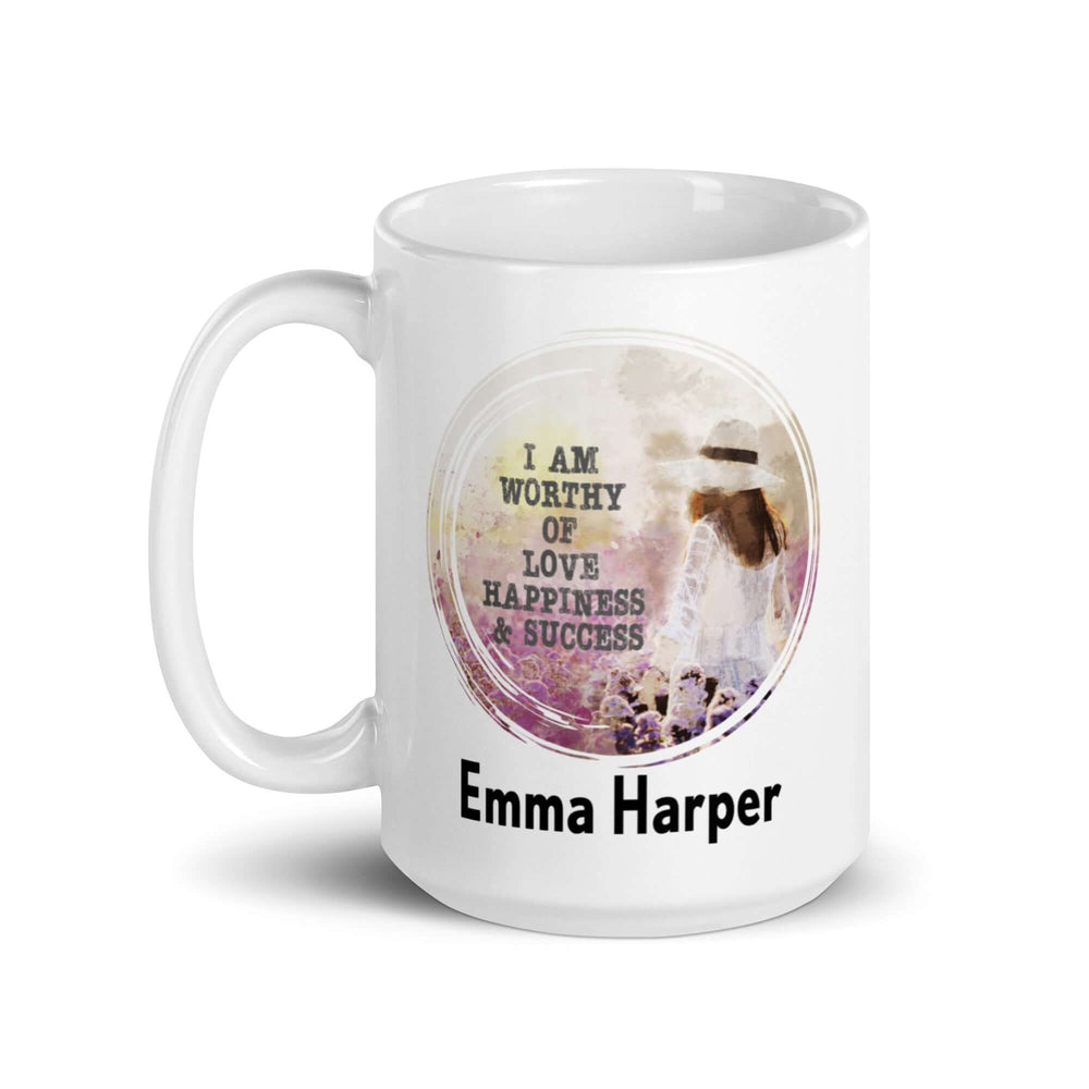Law of Attraction: Custom Name Mug for Love, Happiness & Success Inspiration, Mugs, $ 31.50, A Moment Of Now™