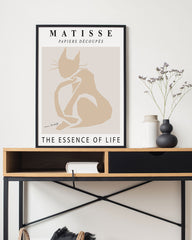Shop Matisse Essence Of Life Cat Modern Art Boho Decor Matte Poster Print, Posters, USA Boutique