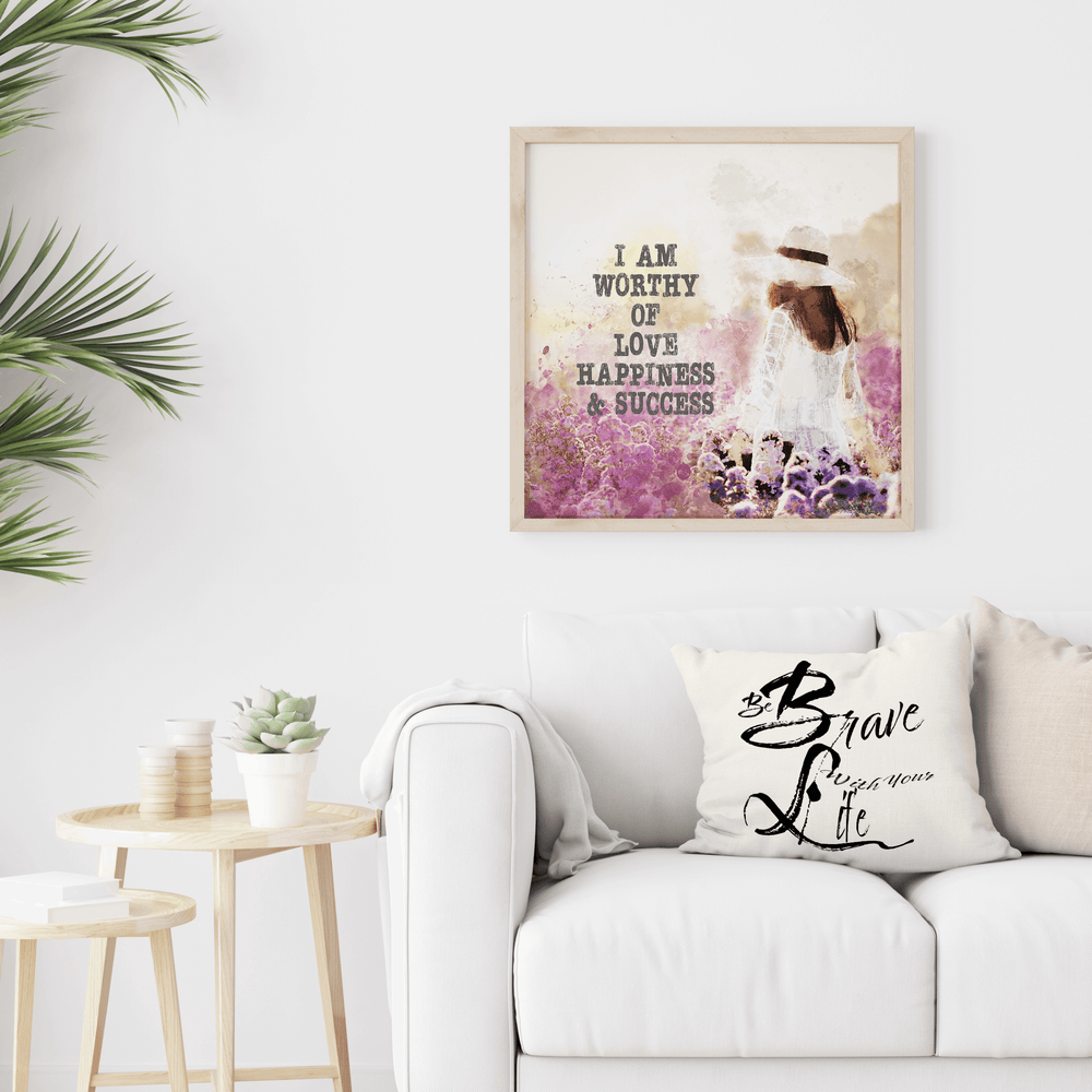 Inspire Courage with the Be Brave Life Motivation Decorative Throw Pillow, Pillow, $ 64.50, A Moment Of Now™