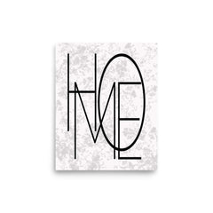 Home Black Letter Word Sign Matte Poster Print | Minimalist Wall Art, A Moment Of Now, $ 17.50