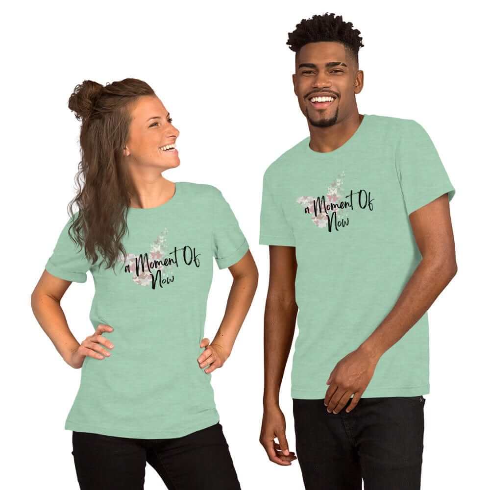 A Moment Of Now Mindfulness Unisex Tee T-shirt, T-shirts, $ 46.00, A Moment Of Now™