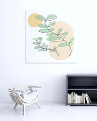 Abstract Botanical Line Art Minimal Botanical Art Boho Home Decor Canvas Canvas A Moment Of Now Women’s Boutique Clothing Online Lifestyle Store