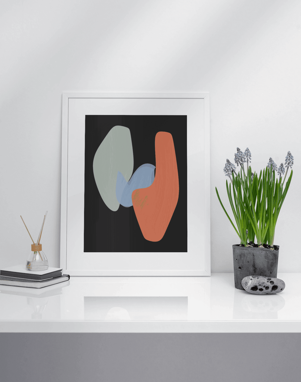 Abstract Clicked 3 Modern Shapes Art Matte Poster, Posters, $ 35.50, A Moment Of Now™