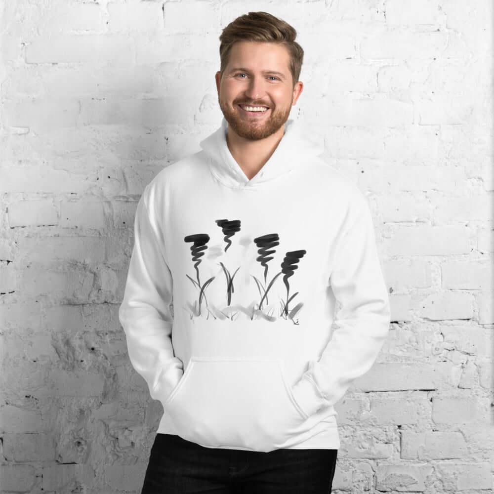 Abstract Corn Field Unisex Hoodie, A Moment Of Now, $ 41.24