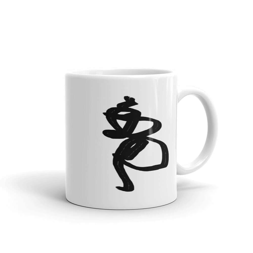 Shop Abstract Drawing - Standing against the wind Coffee Tea Cup Mug, Mugs, USA Boutique