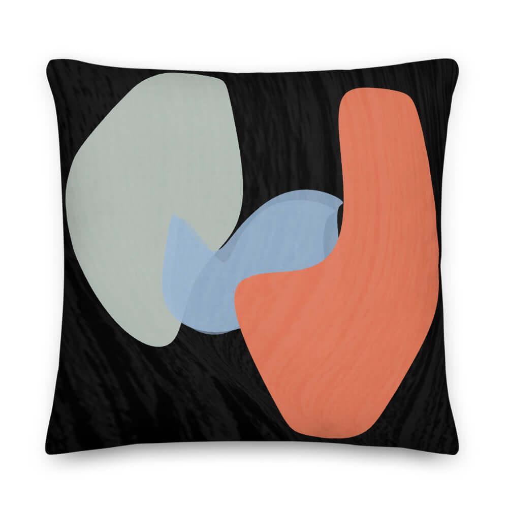 Abstract Geometric Modern Premium Decorative Accent Throw Pillow Cushion, A Moment Of Now, $ 71.50
