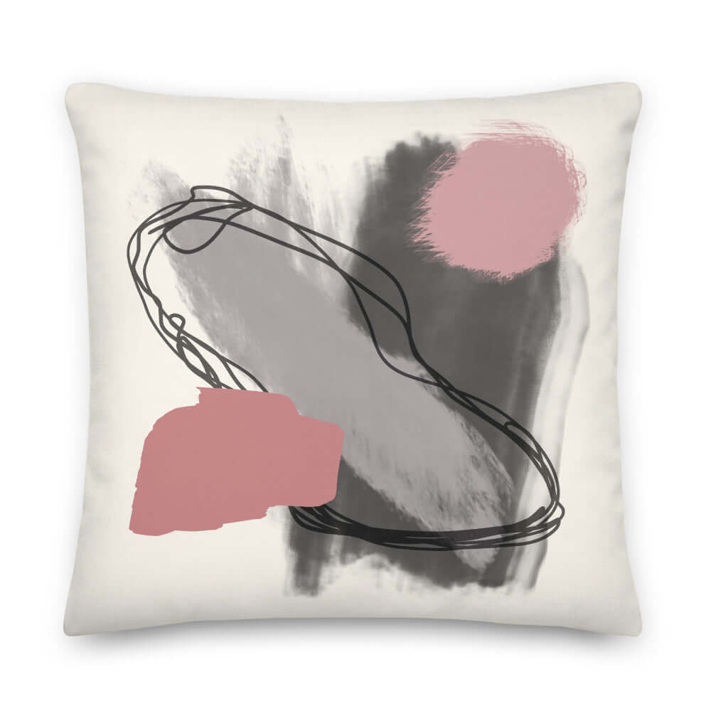 Shop Abstract Kyo Geometric Premium Accent Decorative Throw Pillow Cushion, Throw Pillows, USA Boutique