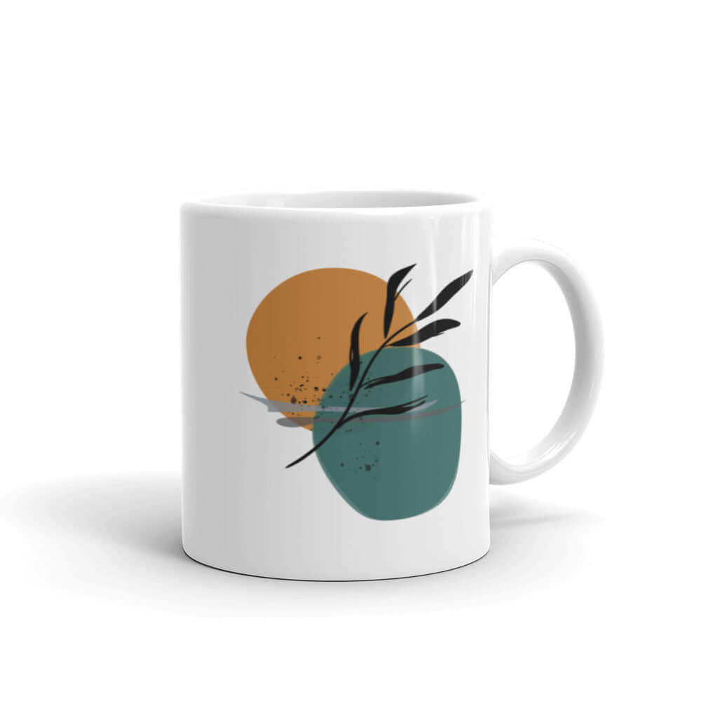 Shop Abstract Minimal Line Art - Botanical Night By The Sea Coffee Tea Cup Mug, Mugs, USA Boutique