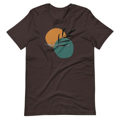 Shop Abstract Minimalist Line Art Drawing - Night By The Sea Short-Sleeve Unisex T-Shirt Tees Boutique Clothing Online