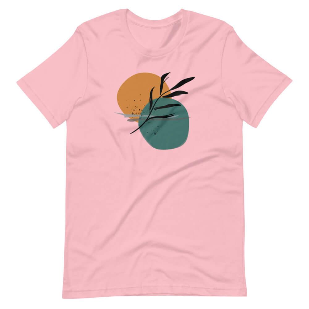 Abstract Minimalist Line Art Drawing - Night By The Sea Short-Sleeve Unisex T-Shirt, Tees, $ 41.04, A Moment Of Now™