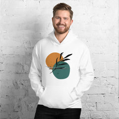 Shop Abstract Minimalist Line Art Drawing -Night By The Sea Unisex Hoodie Hoodie Boutique Clothing Online