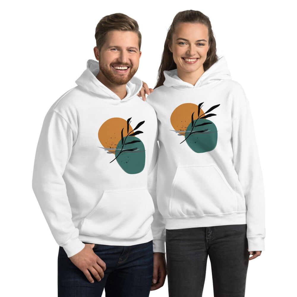 Abstract Minimalist Line Art Drawing -Night By The Sea Unisex Hoodie, Hoodie, $ 45.75, A Moment Of Now™