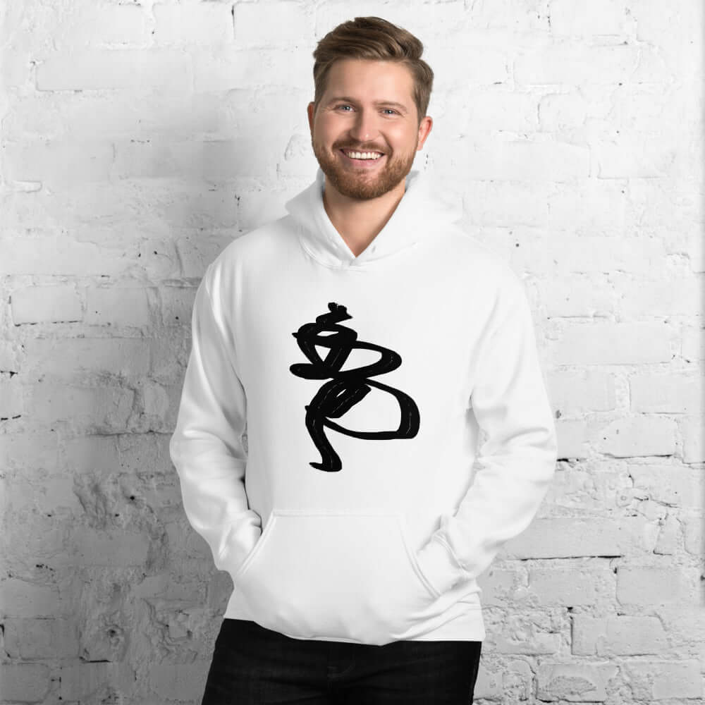 Shop Abstract Standing Against The Wind Unisex Hoodie, Hoodie, USA Boutique