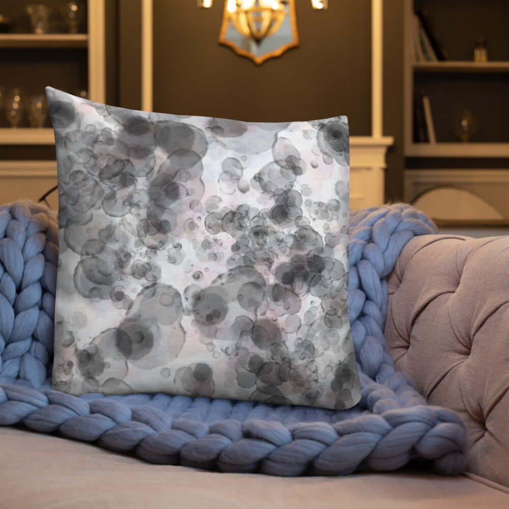 Shop Abstract Watercolor Bubbles Modern Home Premium Accent Decorative Throw Pillow Cushion, Throw Pillows, USA Boutique