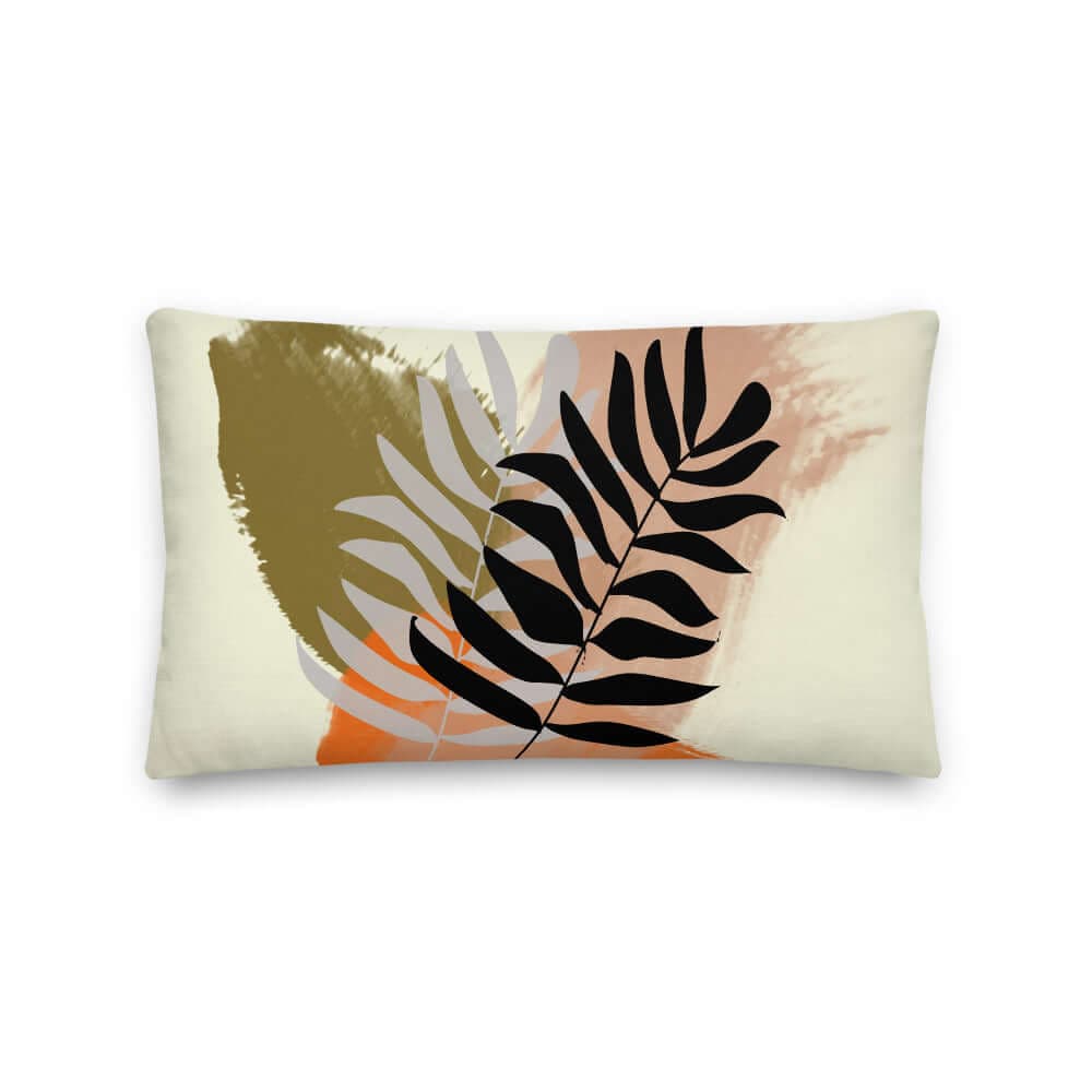 Shop Agata Botanical Abstract Geometric Art Premium Accent Decorative Throw Pillow Cushion, Pillow, USA Boutique