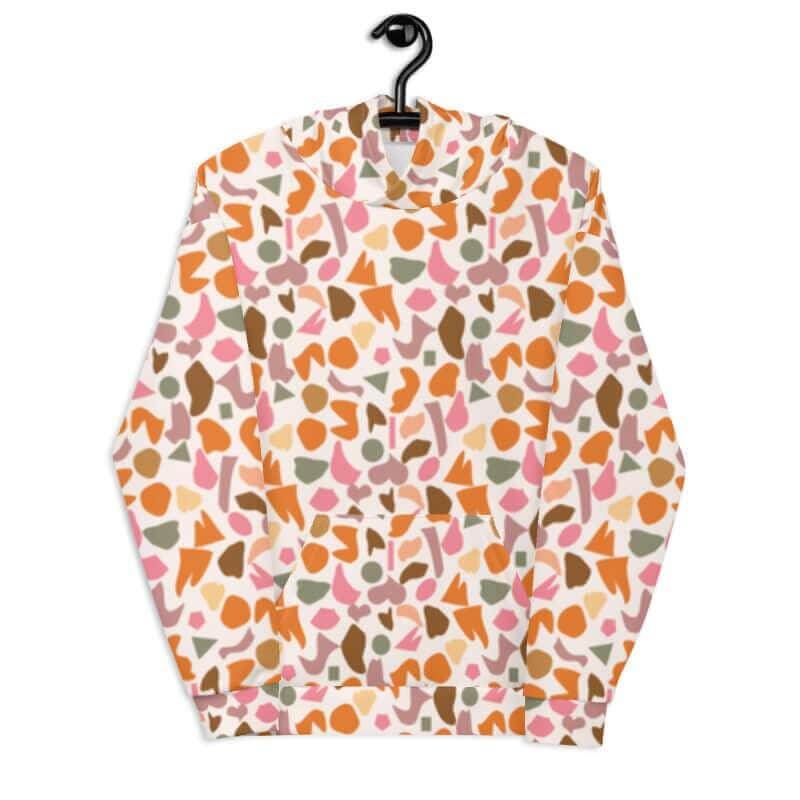 Alain Abstract Pattern Unisex Hoodie, Hoodie, $ 80.00, A Moment Of Now™