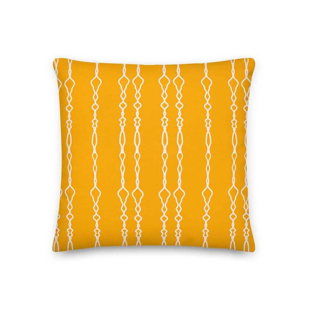 Albertine on Chrome Yellow Premium Accent Decorative Throw Pillow Cushion, Pillow, $ 64.50, A Moment Of Now™