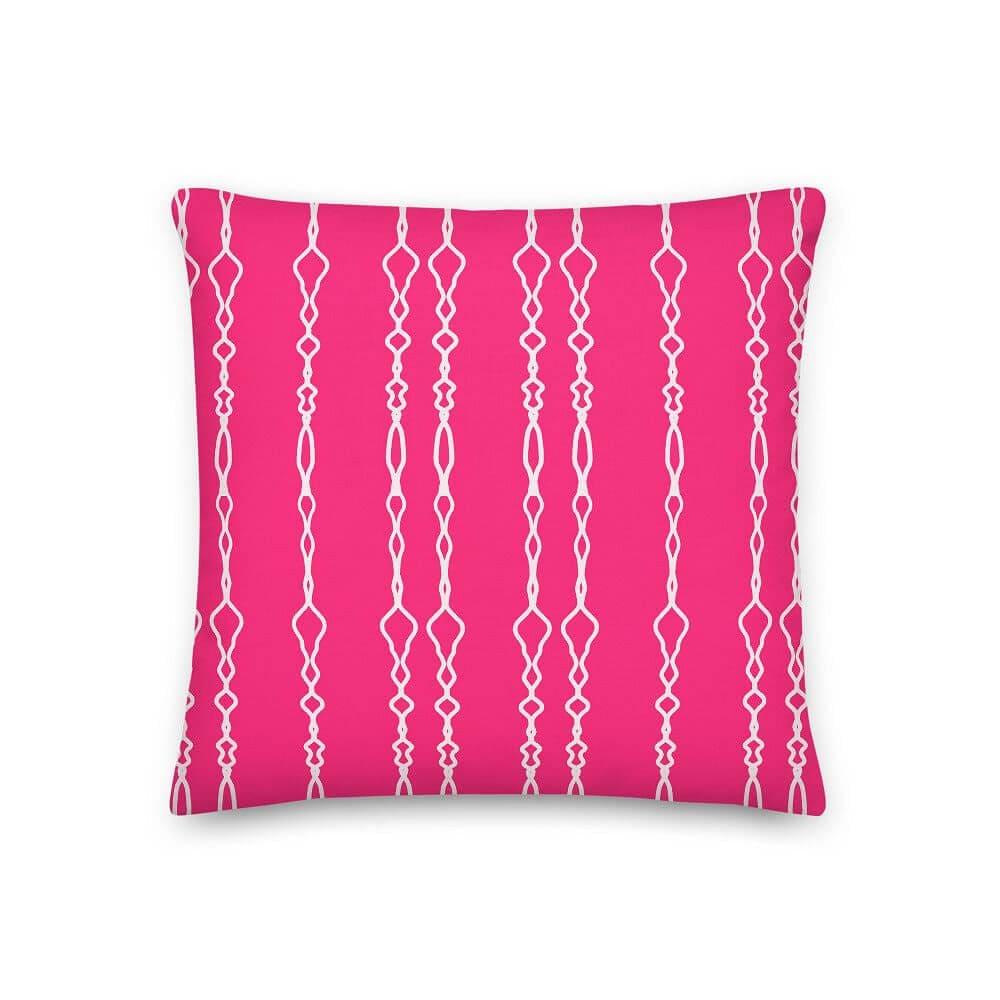 Albertine on Hot Pink Premium Decorative Throw Pillow Cushion, Pillow, $ 64.50, A Moment Of Now™