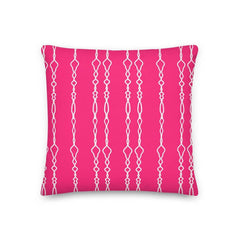 Shop Albertine on Hot Pink Premium Decorative Throw Pillow Cushion, Pillow, USA Boutique
