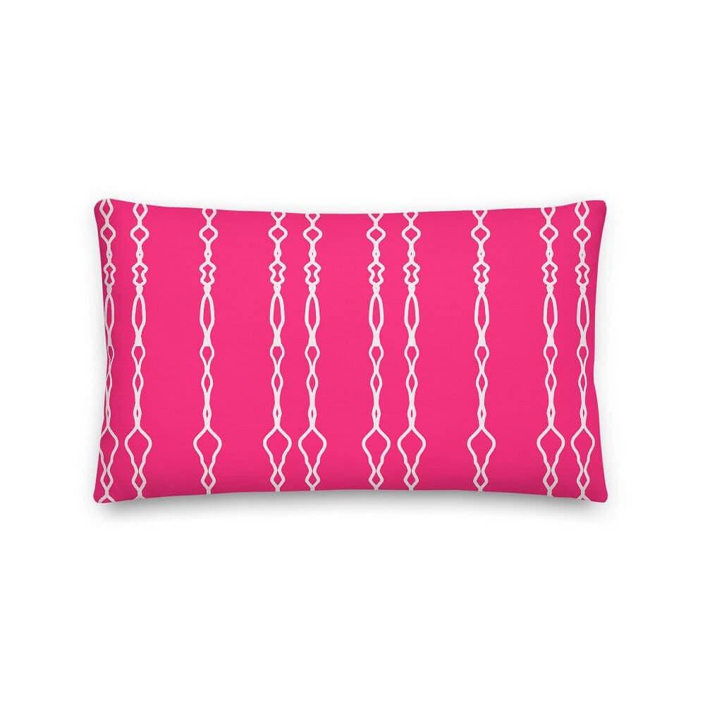 Albertine on Hot Pink Premium Decorative Throw Pillow Cushion, A Moment Of Now, $ 61.50