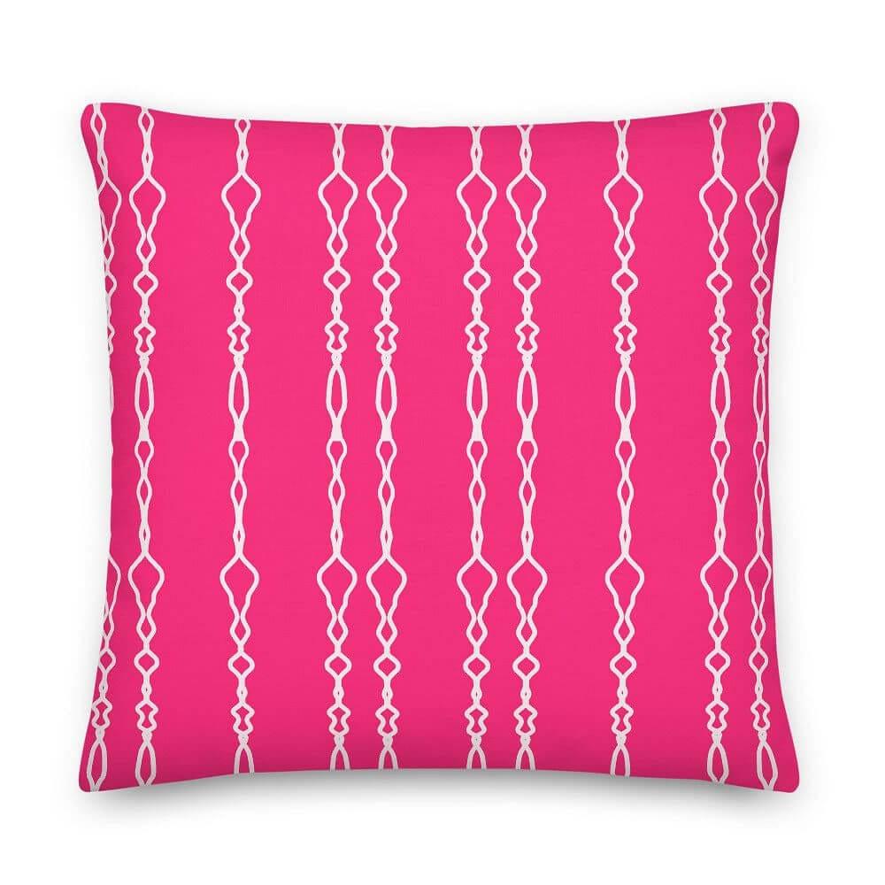 Albertine on Hot Pink Premium Decorative Throw Pillow Cushion, Pillow, $ 64.50, A Moment Of Now™