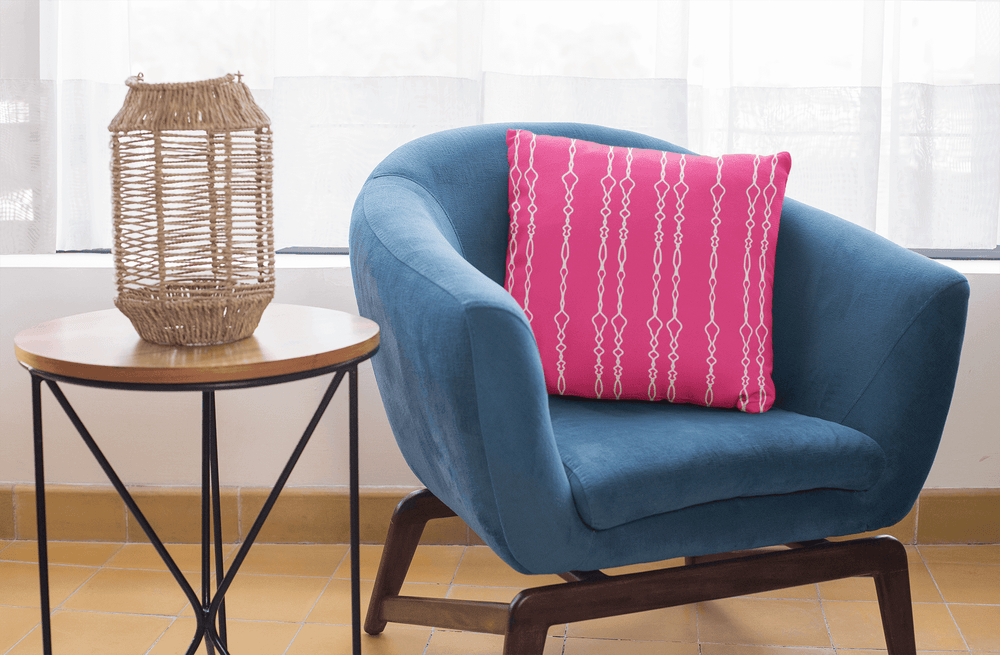 Albertine on Hot Pink Premium Decorative Throw Pillow Cushion, Pillow, $ 64.50, A Moment Of Now™