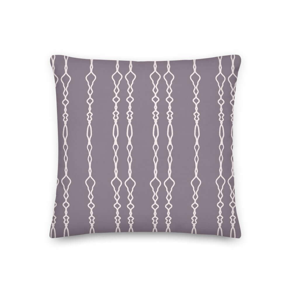 Albertine on Taupe Gray Premium Decorative Throw Pillow Cushion, Pillow, $ 64.50, A Moment Of Now™