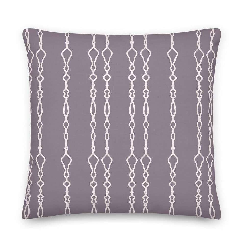 Albertine on Taupe Gray Premium Decorative Throw Pillow Cushion Pillow A Moment Of Now Women’s Boutique Clothing Online Lifestyle Store