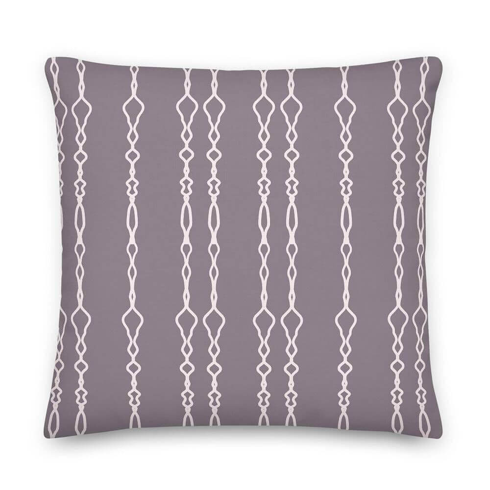 Albertine on Taupe Gray Premium Decorative Throw Pillow Cushion, A Moment Of Now, $ 71.50
