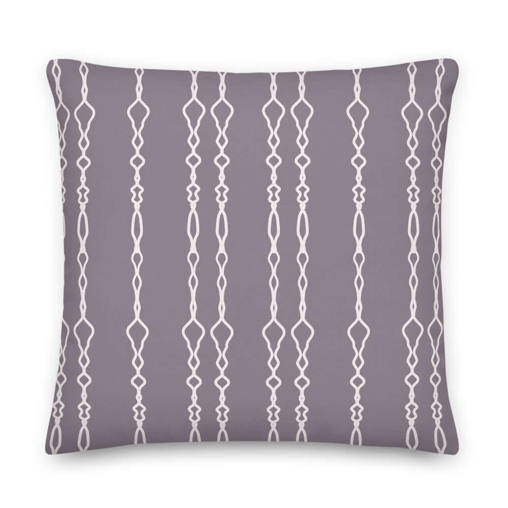 Albertine on Taupe Gray Premium Decorative Throw Pillow Cushion, Pillow, $ 64.50, A Moment Of Now™