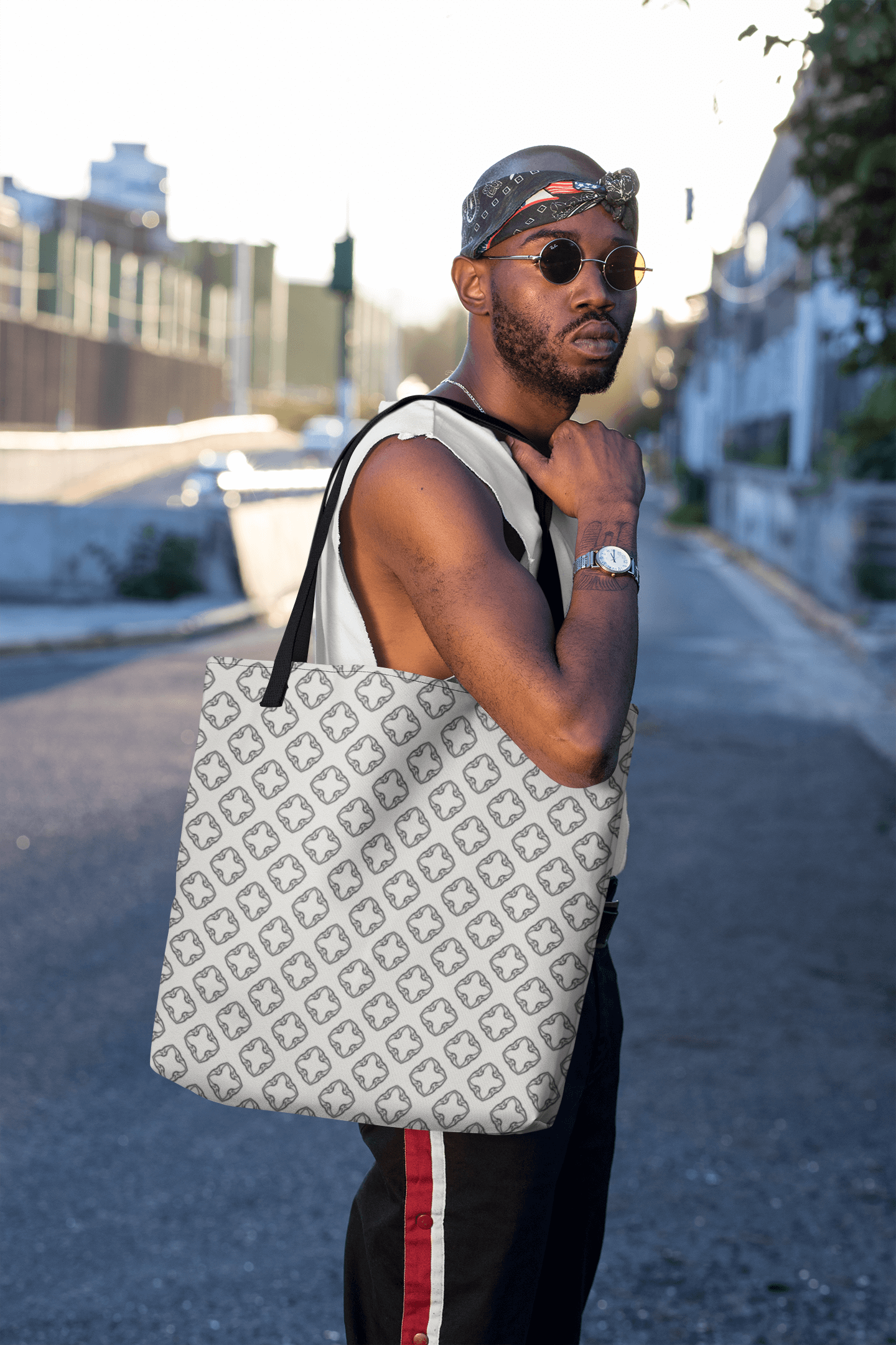Anderson Patterned Tote Shopper Bag Bags - Shopping bags A Moment Of Now Women’s Boutique Clothing Online Lifestyle Store