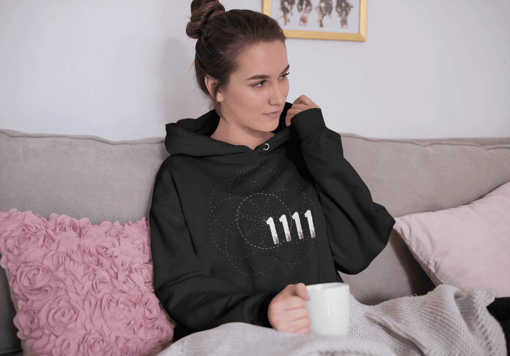 Angel Number 1111 Synchronicity Spiritual Lifestyle Hoodie, Hoodie, $ 46.50, A Moment Of Now™