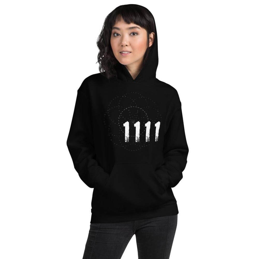 Angel Number 1111 Synchronicity Spiritual Lifestyle Hoodie, Hoodie, $ 46.50, A Moment Of Now™