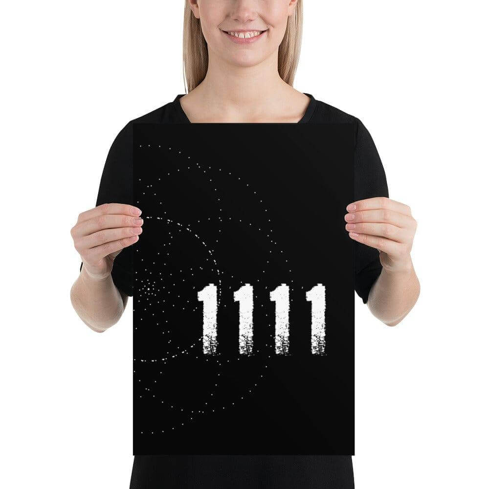 Angel Number 1111 Synchronicity Spiritual Lifestyle Matte Poster, Pillow, $ 33.50, A Moment Of Now™