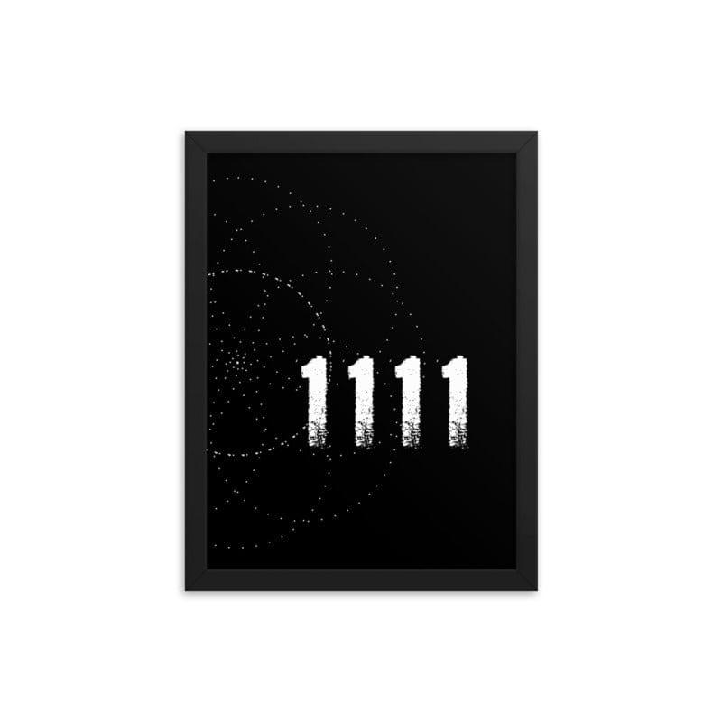 Angel Number 1111 Synchronicity Spiritual Lifestyle Matte Poster, Pillow, $ 32.00, A Moment Of Now™