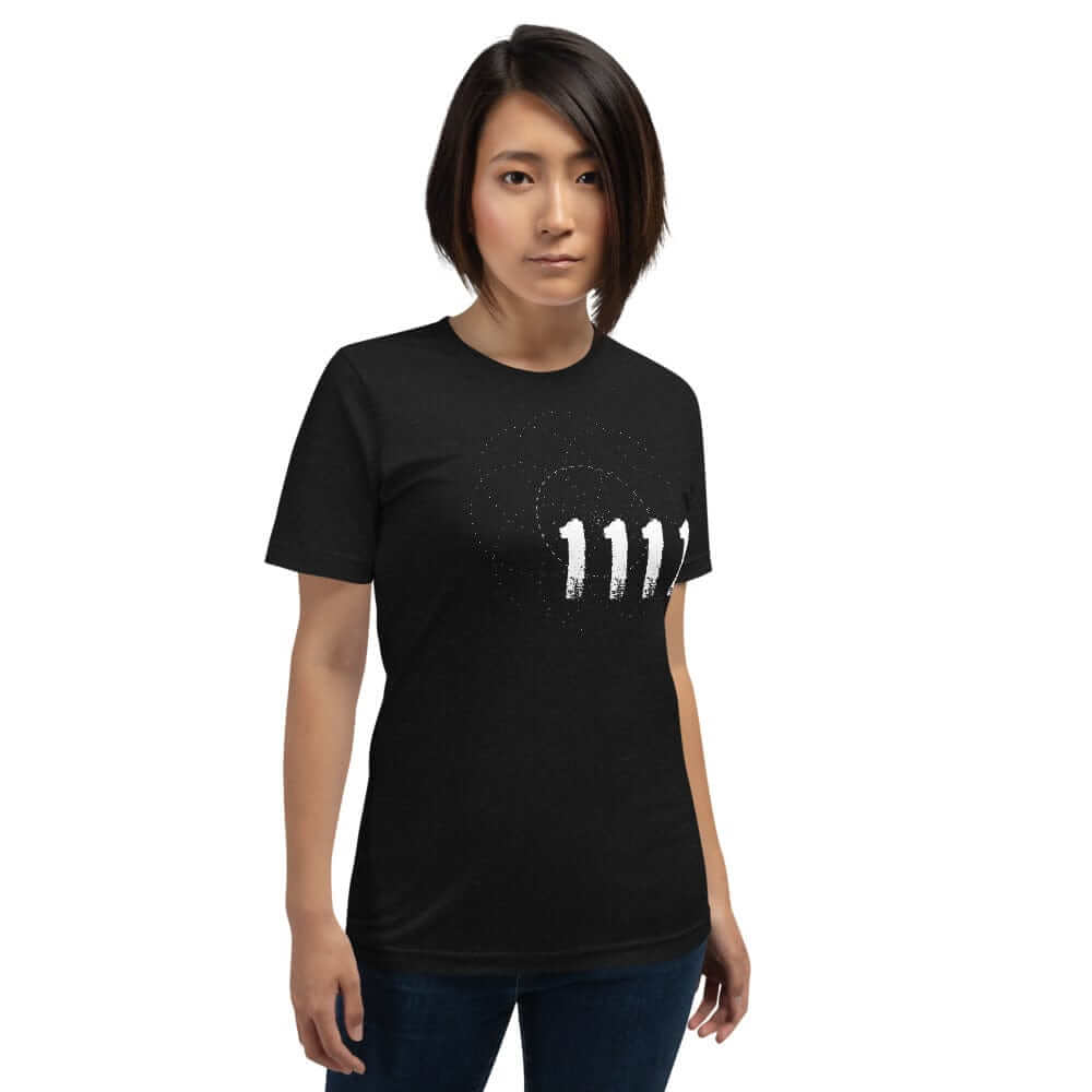 Angel Number 1111 Synchronicity Spiritual Lifestyle T-shirt, T-shirts, $ 46.00, A Moment Of Now™