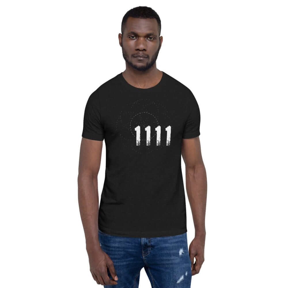 Angel Number 1111 Synchronicity Spiritual Lifestyle T-shirt, T-shirts, $ 46.00, A Moment Of Now™