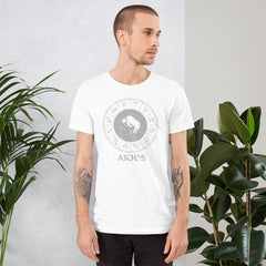 Shop Aries Birthday Birth Zodiac Sign Symbol Short-Sleeve Unisex T-Shirt Tees Boutique Clothing Online