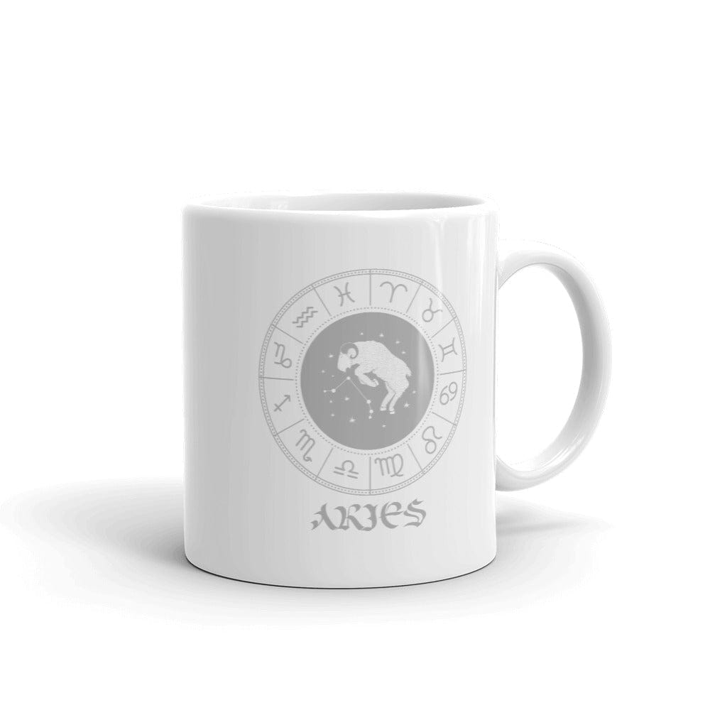 Shop Aries Birthday Birth Zodiac Symbol Sign Coffee Tea Cup Mug, Mug, USA Boutique