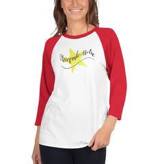 Shop Avocado-Holic Typographic Statement Fashion Tee T-shirt 3/4 Sleeve Raglan Fashion Baseball Shirt, Tees, USA Boutique