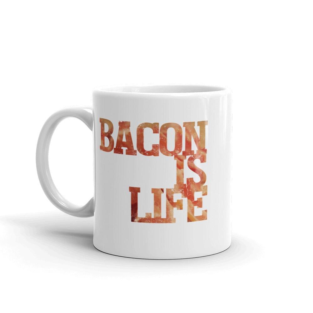 Shop Bacon is Life I love Bacon Statement Coffee Tea Mug Cup, Mugs, USA Boutique