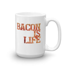 Shop Bacon is Life I love Bacon Statement Coffee Tea Mug Cup, Mugs, USA Boutique