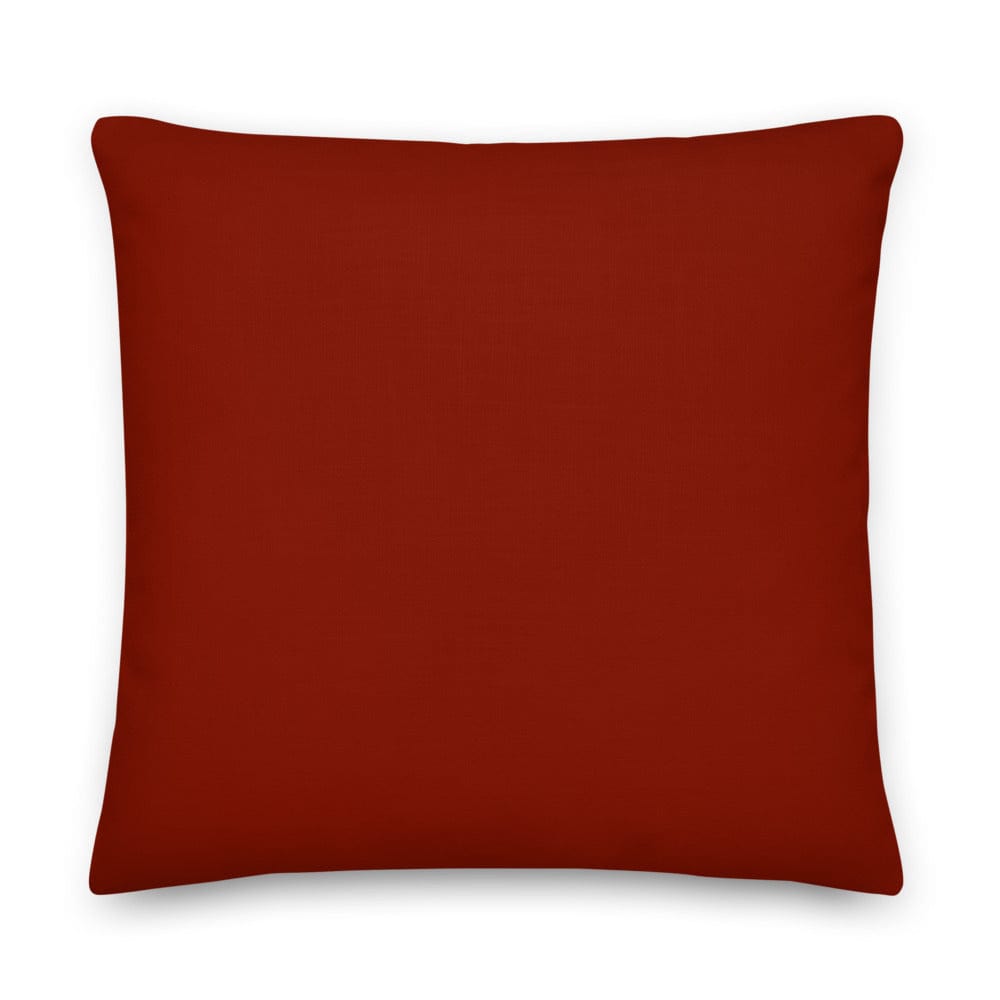 Shop Barn Red Solid Color Premium Decorative Accent Throw Pillow Cushion, Pillow, USA Boutique