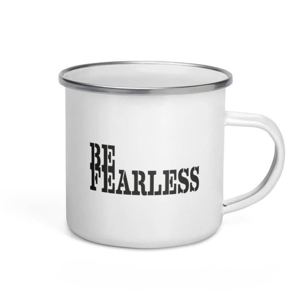 Be Fearless Camper Enamel Coffee Tea Cup Mug, Mug, $ 28.00, A Moment Of Now™