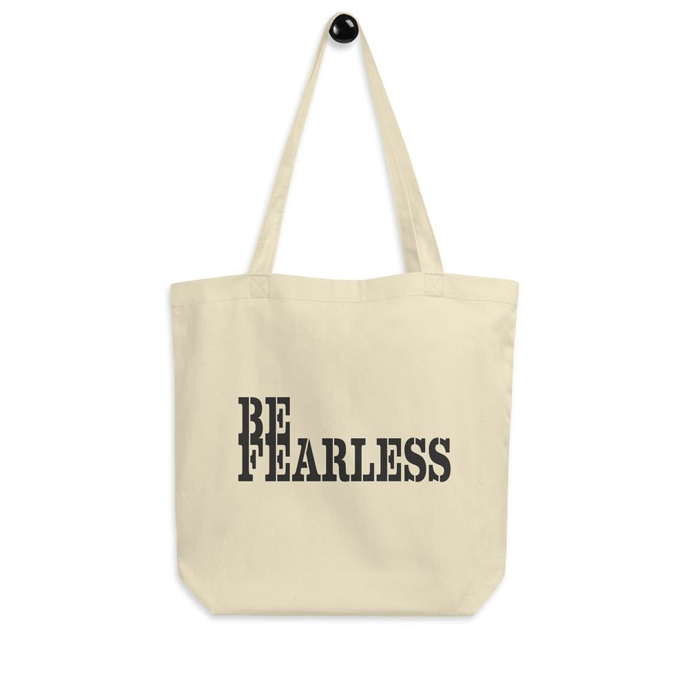 Be Fearless Minimalist Eco Tote Shopper Bag Bags - Shopping bags A Moment Of Now Women’s Boutique Clothing Online Lifestyle Store